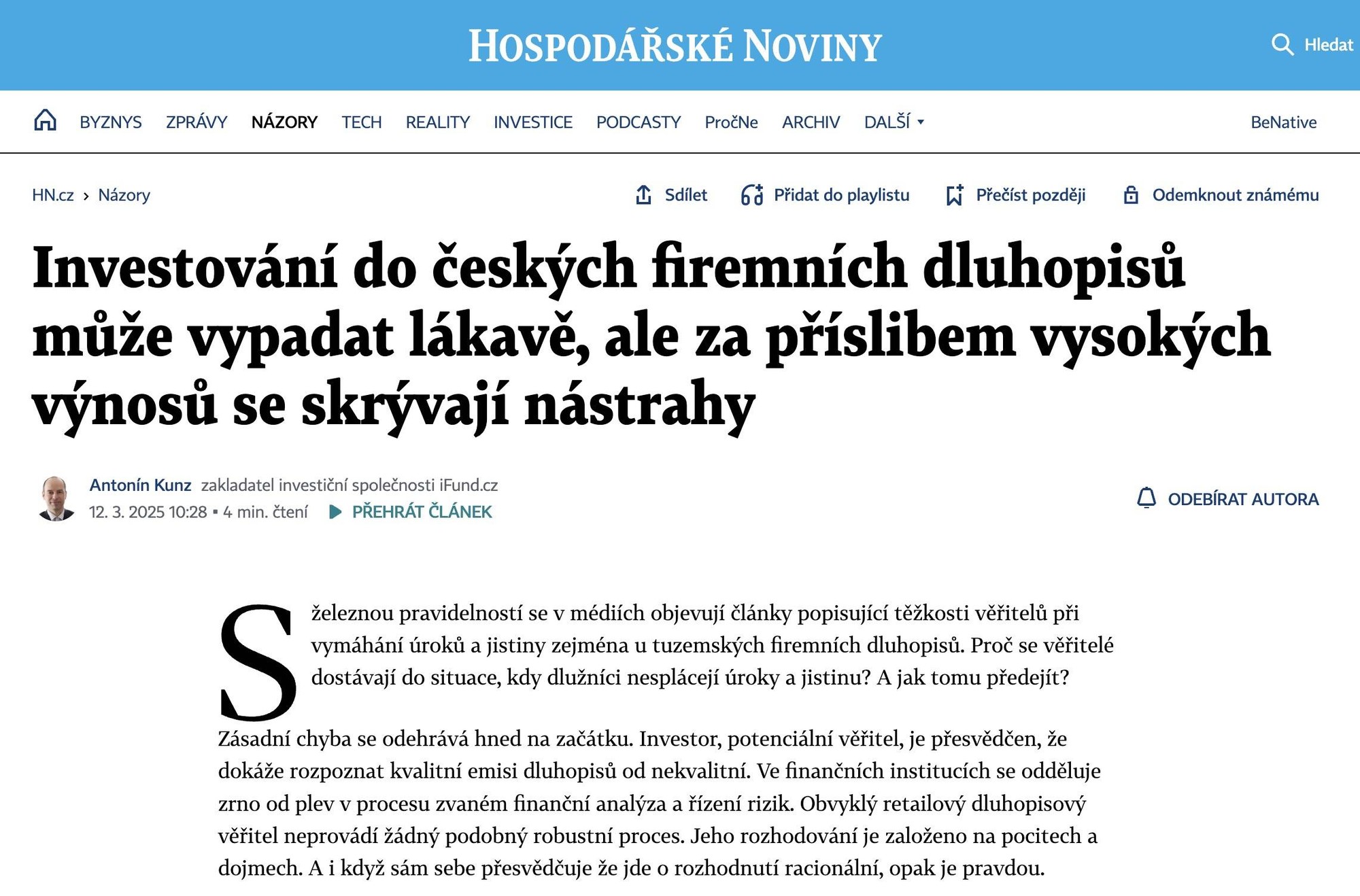 Problémy investorů do firemních dluhopisů a kde opakují chybu